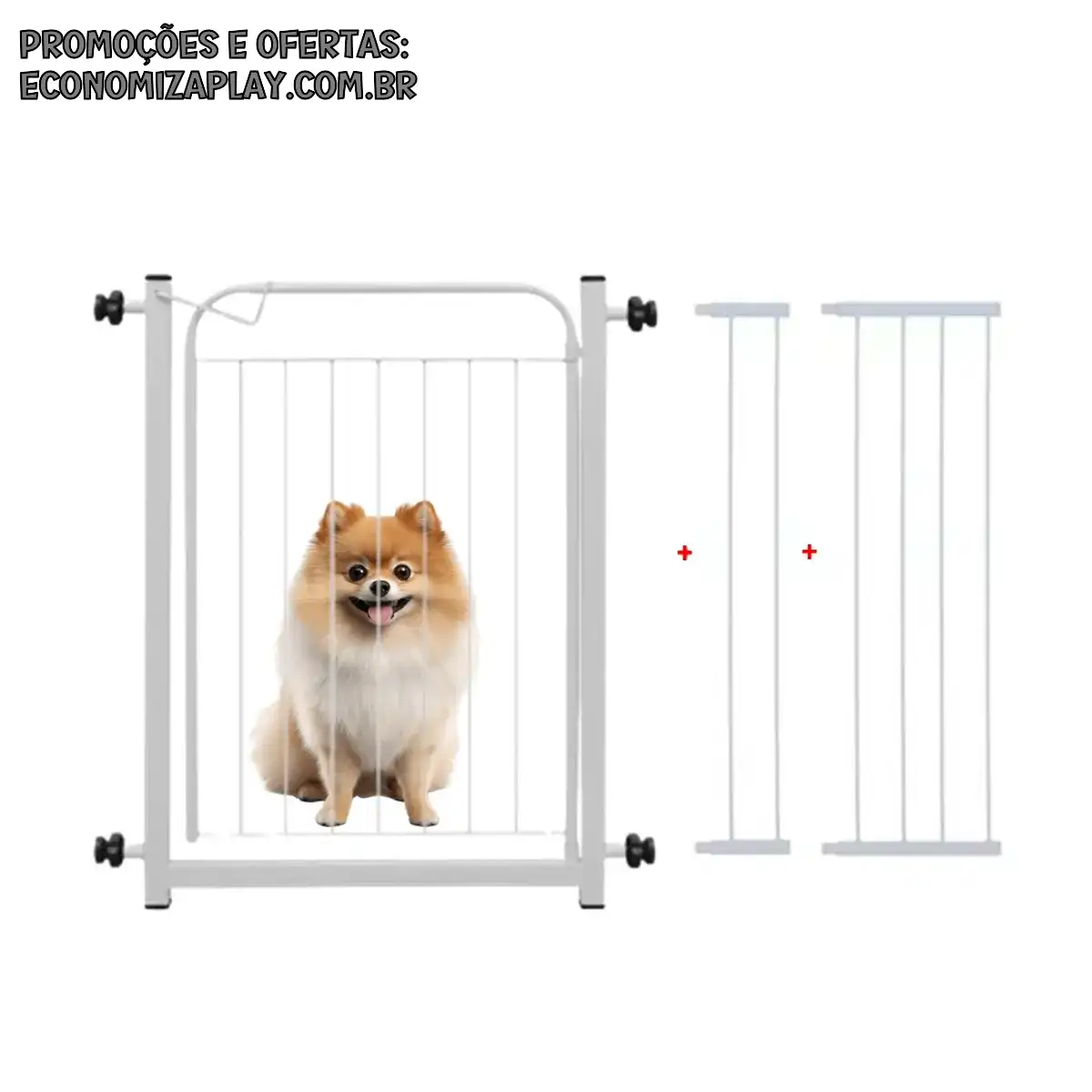 Portão Pet Grade Proteção Portãozinho 50 A 635 69 A 835 Cm Cachorro
