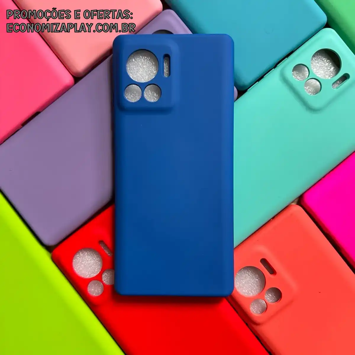 Capa Capinha de Celular Silicone Aveludada Motorola Moto Edge 30 Ultra