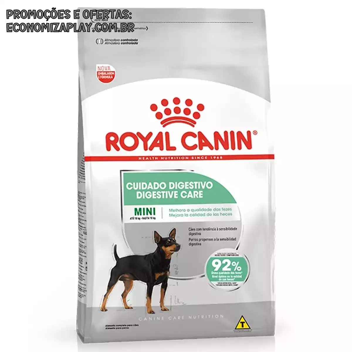 Ração Royal Canin Mini Digestive Care para Cães de Raças Pequenas com Propensão a Sensibilidade Digestiva 75Kg