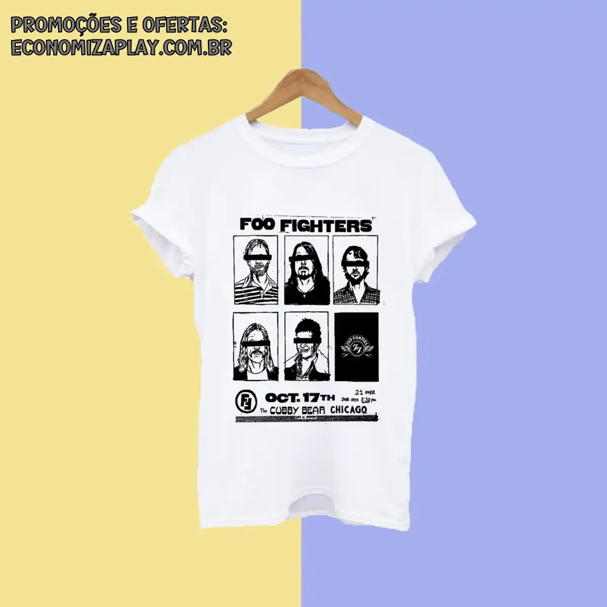 Camiseta Blusa Unissex Foo Fighters