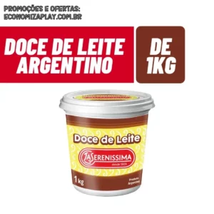 Doce de leite La Serenissima Argentino 1Kg