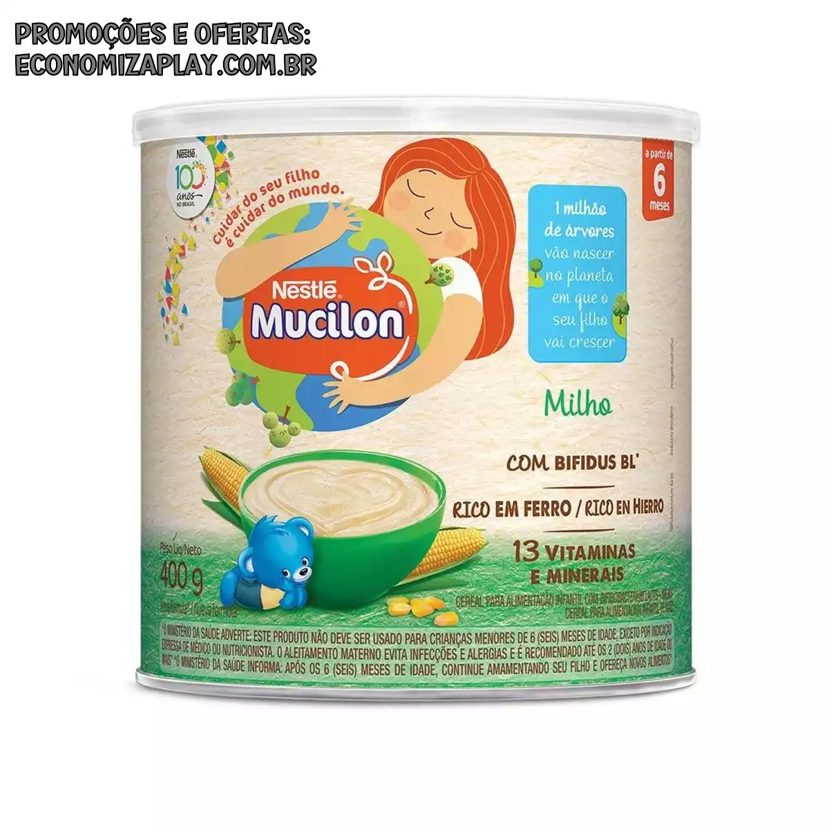 Cereal Infantil Mucilon Milho 400g