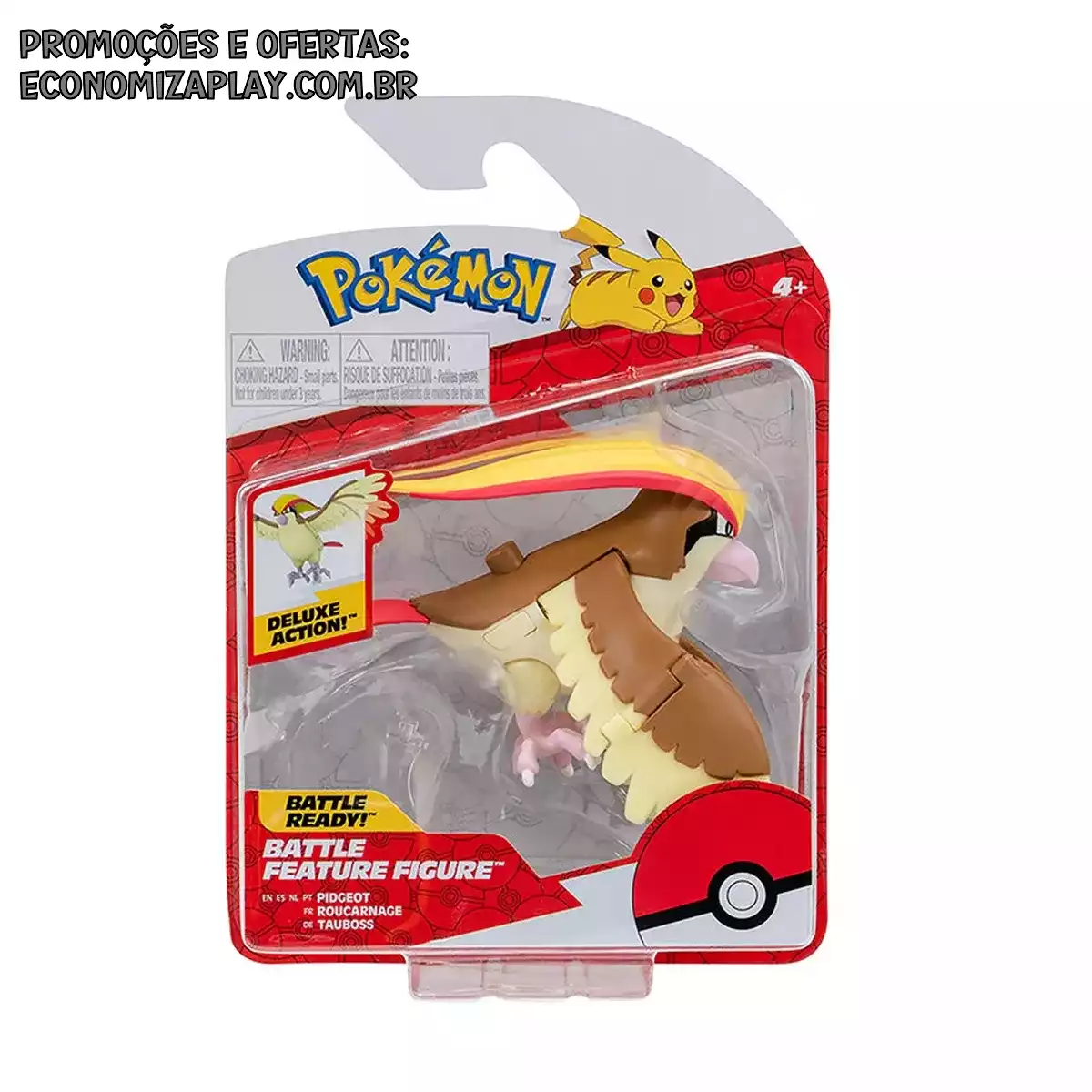 Boneco Pokémon Pidgeot