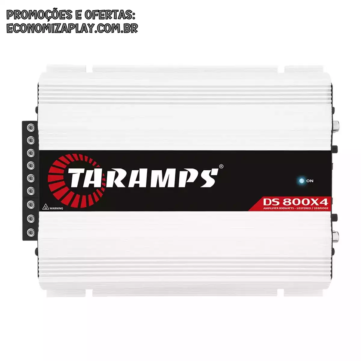 Módulo Amplificador Taramps Ds800 1 Ohms 800w 1 Ohms Som