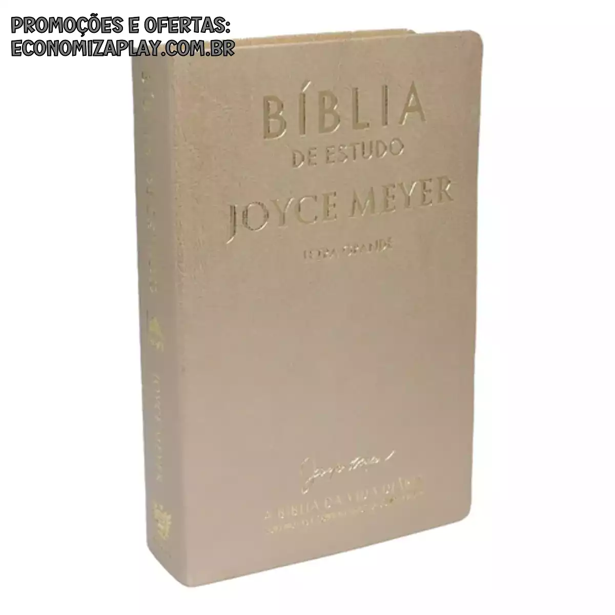 Bíblia De Estudo Joyce Meyer NVI Letra Grande Dourada