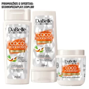 Kit DaBelle Hair Intense Coco Poderoso Basic 400g 3 produtos