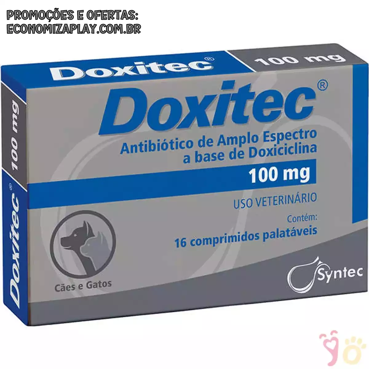 Doxitec Syntec 16 comprimidos 100 mg