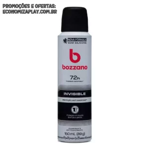 Desodorante Aerossol Masculino Bozzano Invisible 150ml