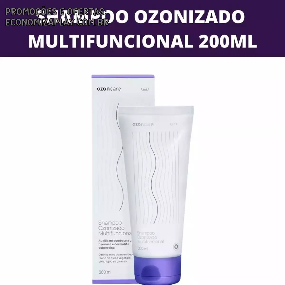 Shampoo Ozonizado 200ml Linha Ozoncare Philozon